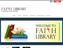 Tablet Screenshot of faithlibrary.cc